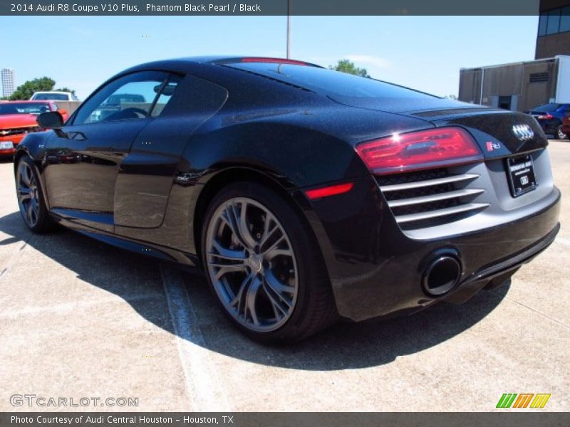 Phantom Black Pearl / Black 2014 Audi R8 Coupe V10 Plus