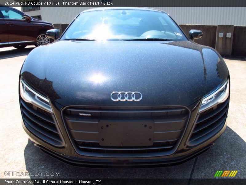 Phantom Black Pearl / Black 2014 Audi R8 Coupe V10 Plus