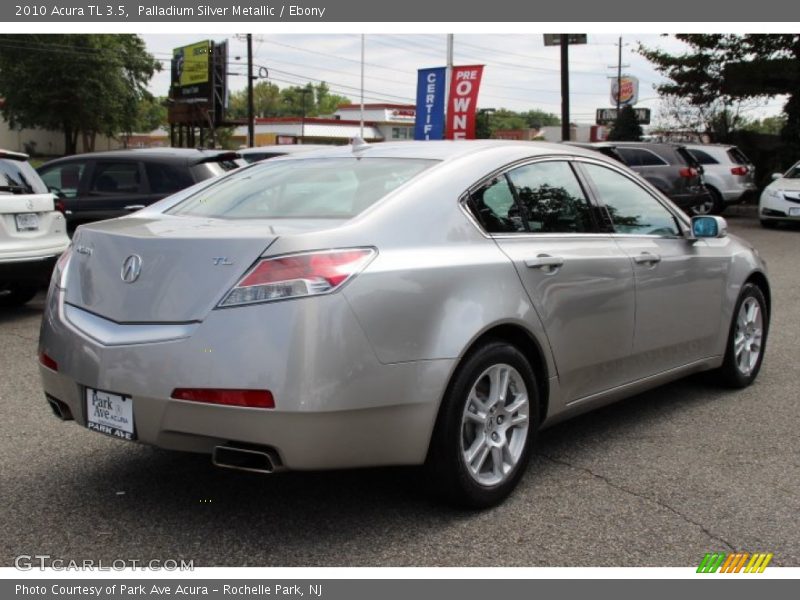 Palladium Silver Metallic / Ebony 2010 Acura TL 3.5
