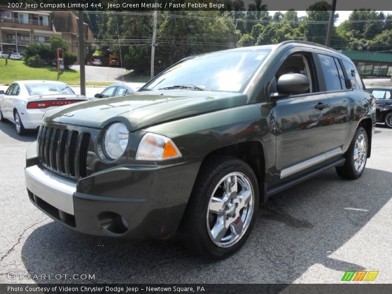 Jeep Green Metallic / Pastel Pebble Beige 2007 Jeep Compass Limited 4x4