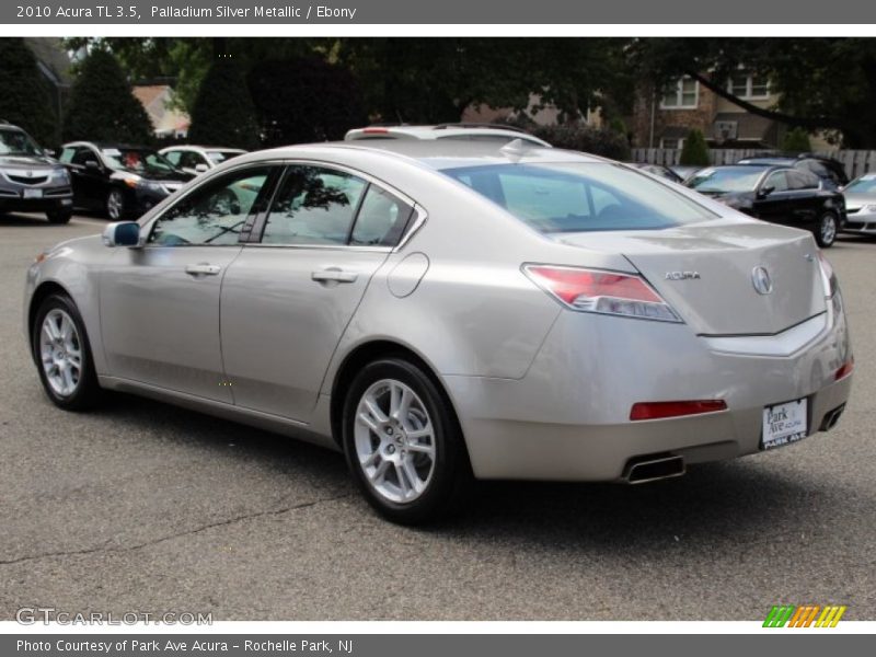 Palladium Silver Metallic / Ebony 2010 Acura TL 3.5