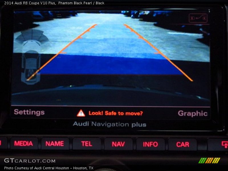 Phantom Black Pearl / Black 2014 Audi R8 Coupe V10 Plus