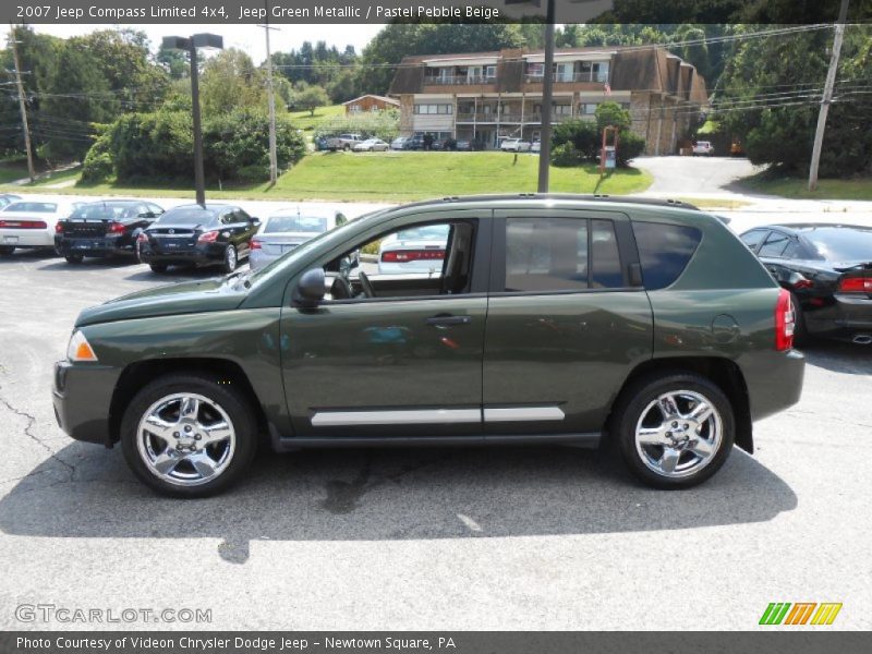 Jeep Green Metallic / Pastel Pebble Beige 2007 Jeep Compass Limited 4x4