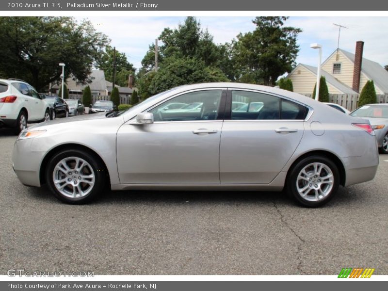 Palladium Silver Metallic / Ebony 2010 Acura TL 3.5