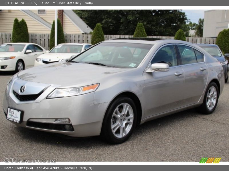 Palladium Silver Metallic / Ebony 2010 Acura TL 3.5