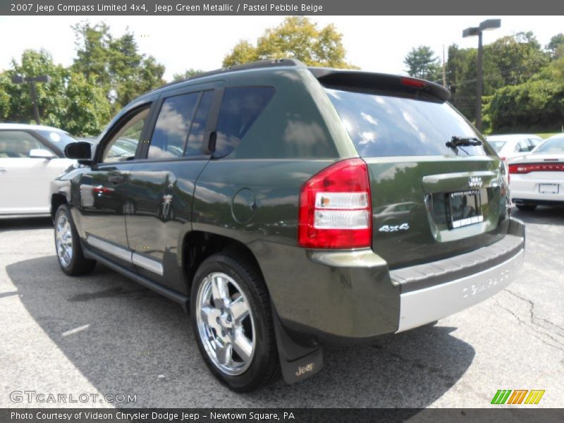 Jeep Green Metallic / Pastel Pebble Beige 2007 Jeep Compass Limited 4x4