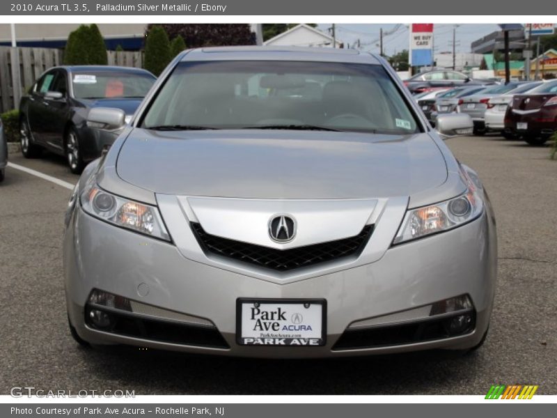 Palladium Silver Metallic / Ebony 2010 Acura TL 3.5