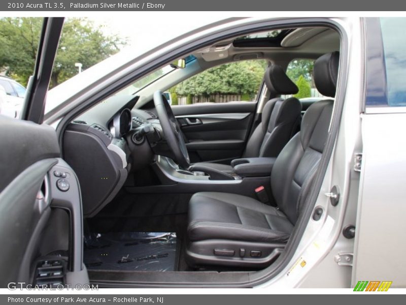 Palladium Silver Metallic / Ebony 2010 Acura TL 3.5