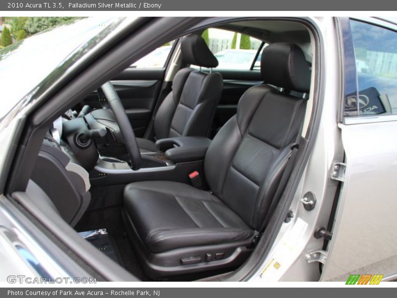 Palladium Silver Metallic / Ebony 2010 Acura TL 3.5