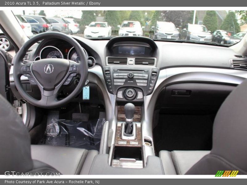 Palladium Silver Metallic / Ebony 2010 Acura TL 3.5