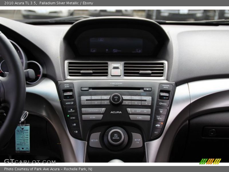 Palladium Silver Metallic / Ebony 2010 Acura TL 3.5