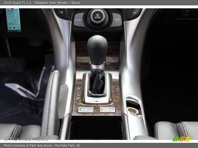 Palladium Silver Metallic / Ebony 2010 Acura TL 3.5