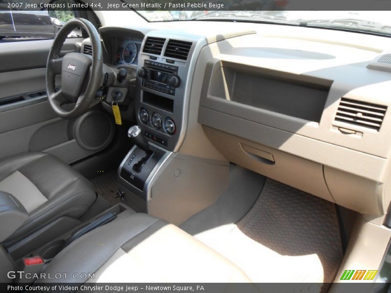 Jeep Green Metallic / Pastel Pebble Beige 2007 Jeep Compass Limited 4x4