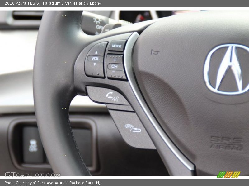 Palladium Silver Metallic / Ebony 2010 Acura TL 3.5