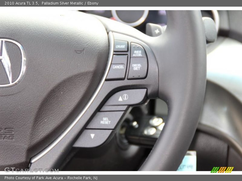 Palladium Silver Metallic / Ebony 2010 Acura TL 3.5