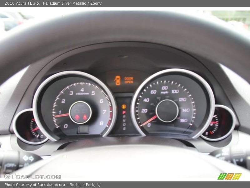 Palladium Silver Metallic / Ebony 2010 Acura TL 3.5