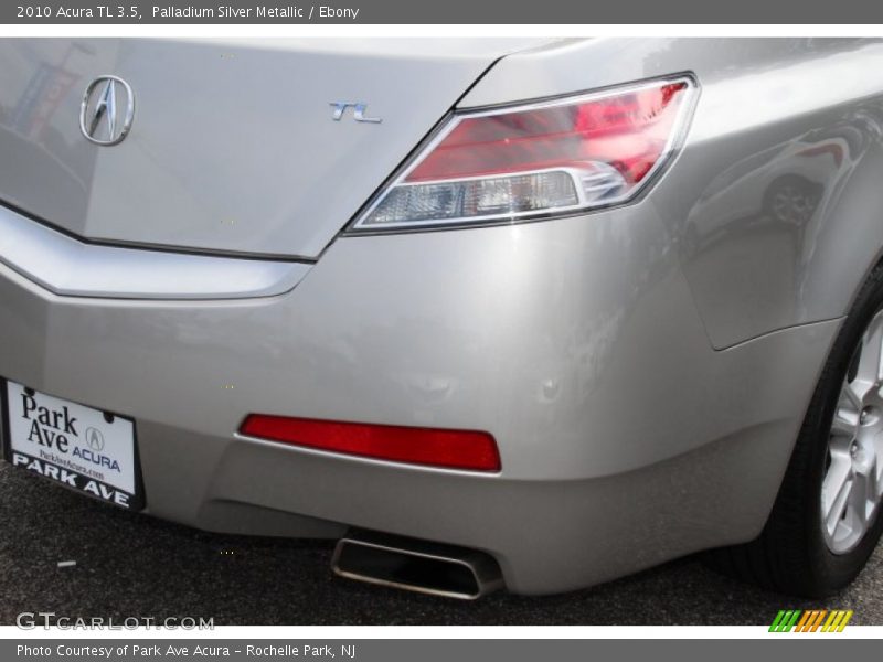 Palladium Silver Metallic / Ebony 2010 Acura TL 3.5