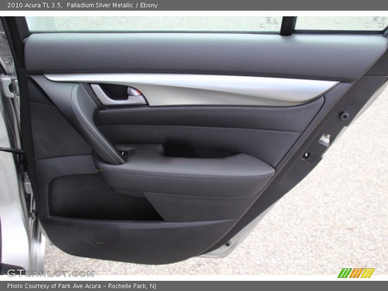 Palladium Silver Metallic / Ebony 2010 Acura TL 3.5