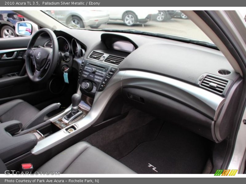 Palladium Silver Metallic / Ebony 2010 Acura TL 3.5