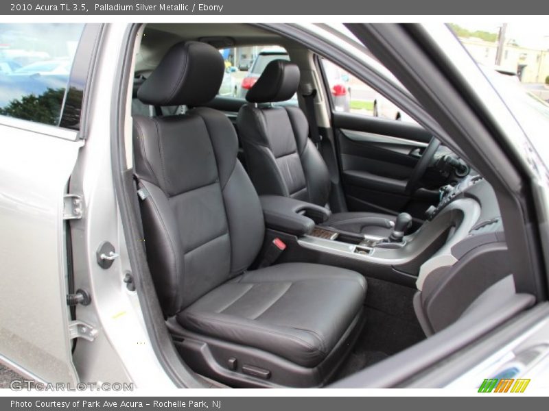 Palladium Silver Metallic / Ebony 2010 Acura TL 3.5