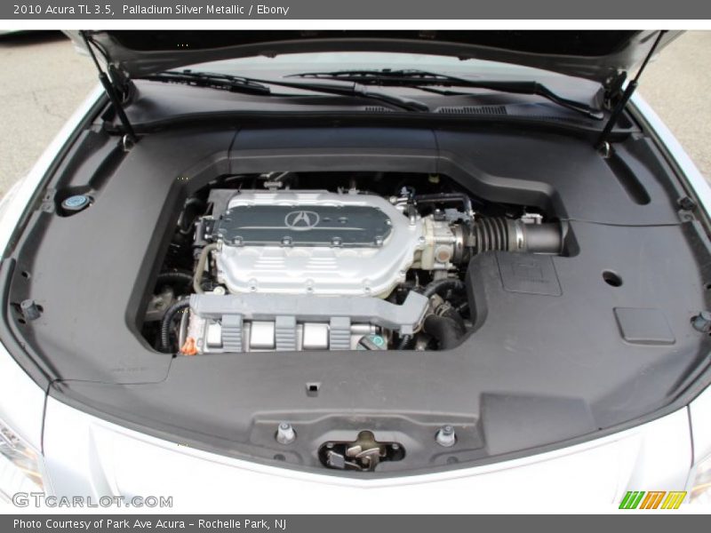 Palladium Silver Metallic / Ebony 2010 Acura TL 3.5