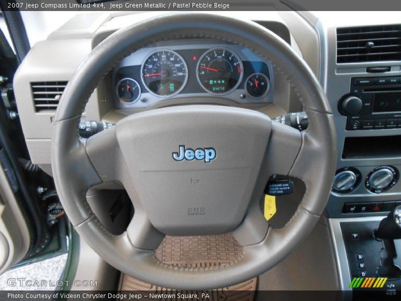 Jeep Green Metallic / Pastel Pebble Beige 2007 Jeep Compass Limited 4x4