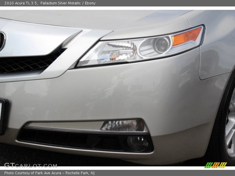 Palladium Silver Metallic / Ebony 2010 Acura TL 3.5