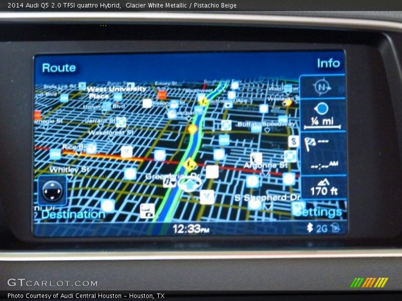 Navigation of 2014 Q5 2.0 TFSI quattro Hybrid