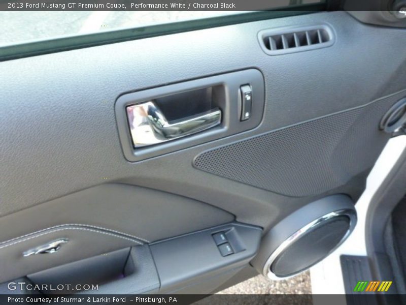Performance White / Charcoal Black 2013 Ford Mustang GT Premium Coupe