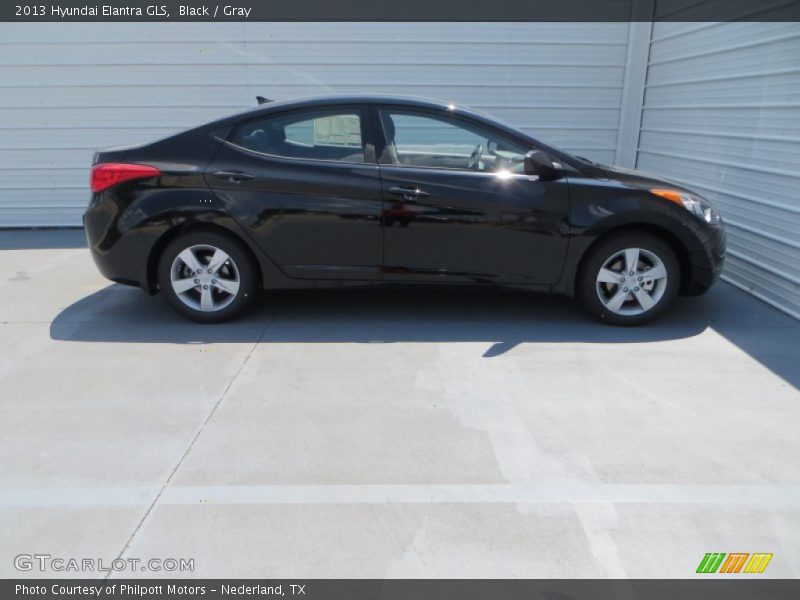 Black / Gray 2013 Hyundai Elantra GLS