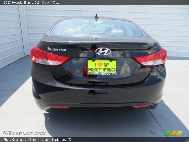Black / Gray 2013 Hyundai Elantra GLS