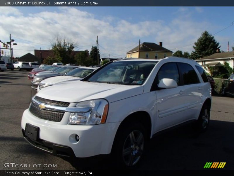 Summit White / Light Gray 2008 Chevrolet Equinox LT