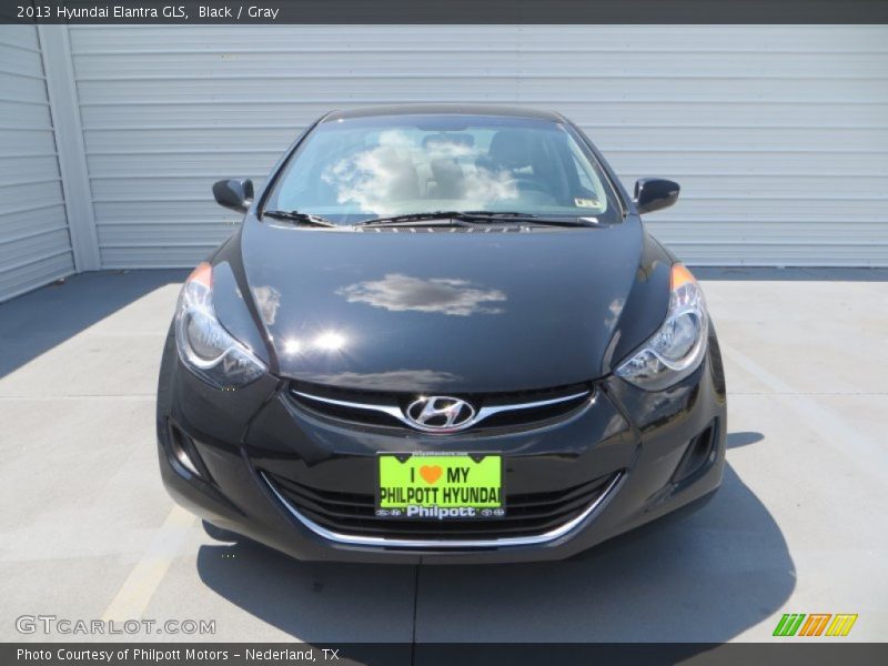 Black / Gray 2013 Hyundai Elantra GLS