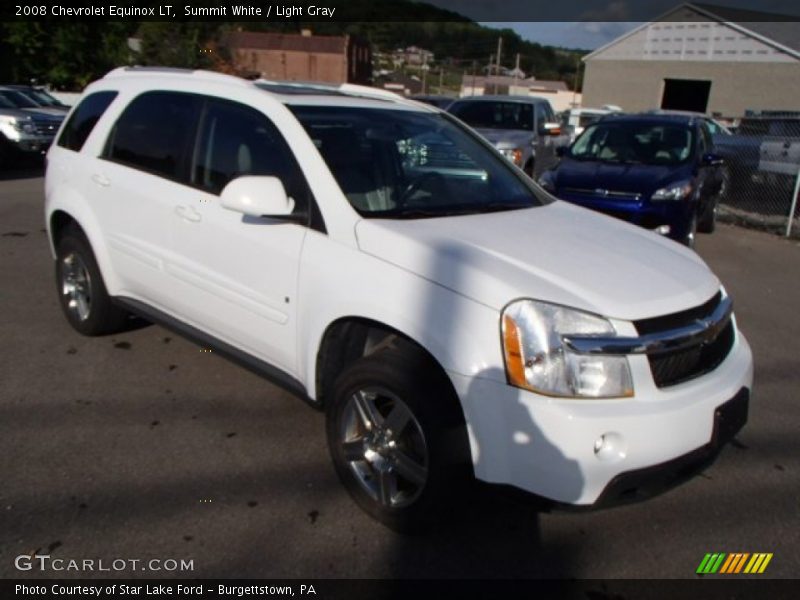 Summit White / Light Gray 2008 Chevrolet Equinox LT