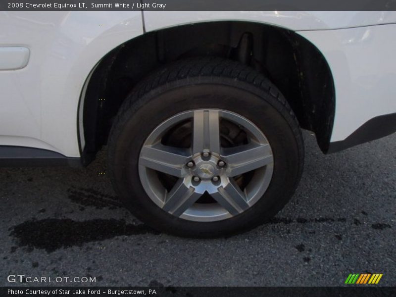 Summit White / Light Gray 2008 Chevrolet Equinox LT