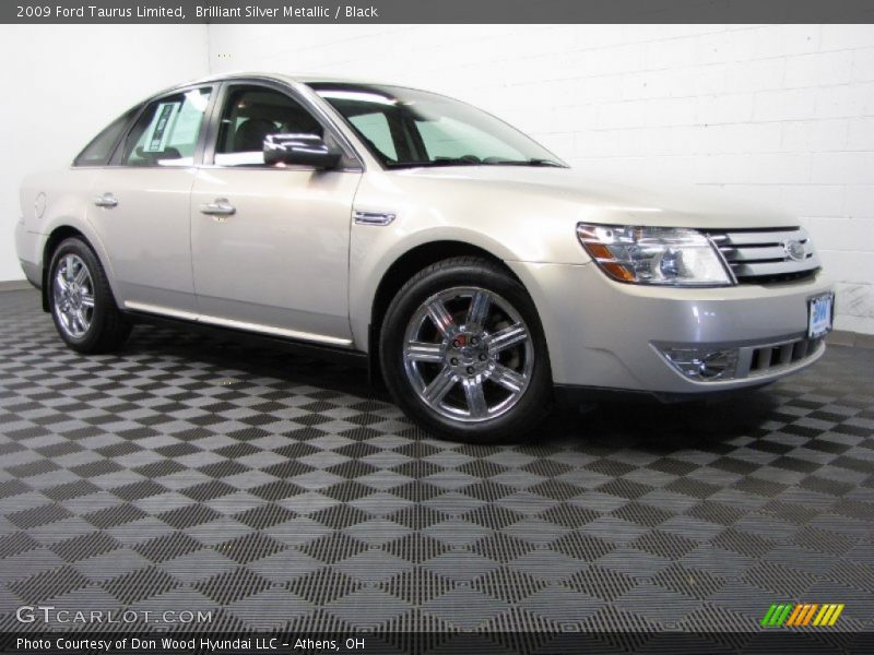 Brilliant Silver Metallic / Black 2009 Ford Taurus Limited