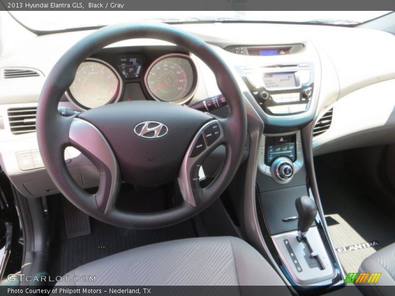 Black / Gray 2013 Hyundai Elantra GLS