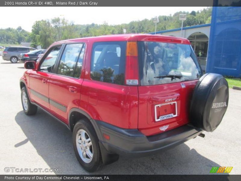 Milano Red / Dark Gray 2001 Honda CR-V EX 4WD
