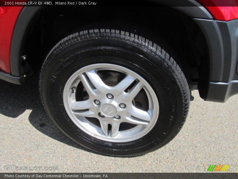 Milano Red / Dark Gray 2001 Honda CR-V EX 4WD