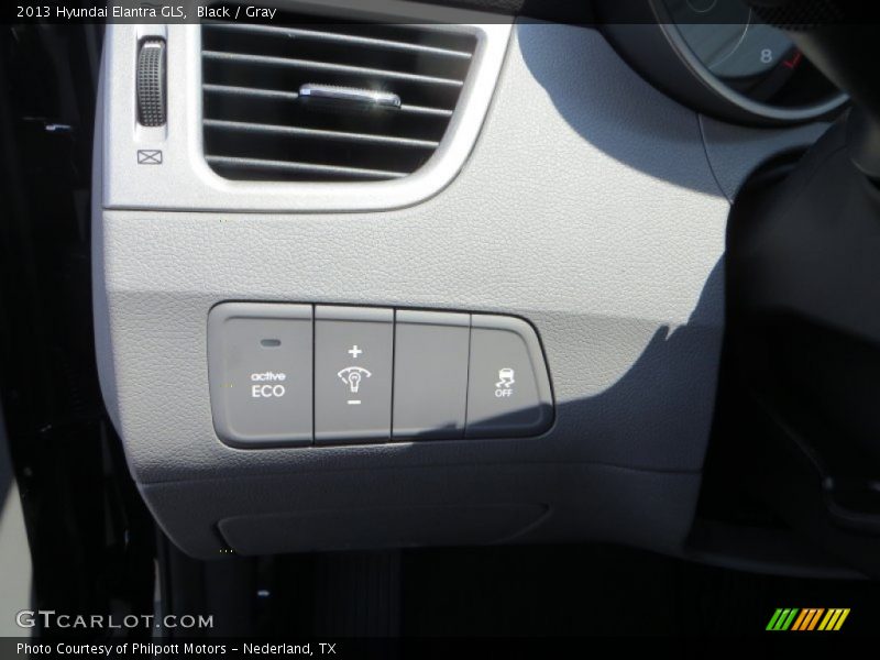 Black / Gray 2013 Hyundai Elantra GLS