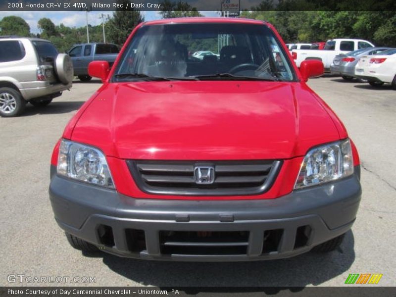 Milano Red / Dark Gray 2001 Honda CR-V EX 4WD