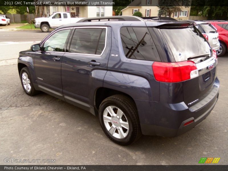 Atlantis Blue Metallic / Light Titanium 2013 GMC Terrain SLE AWD