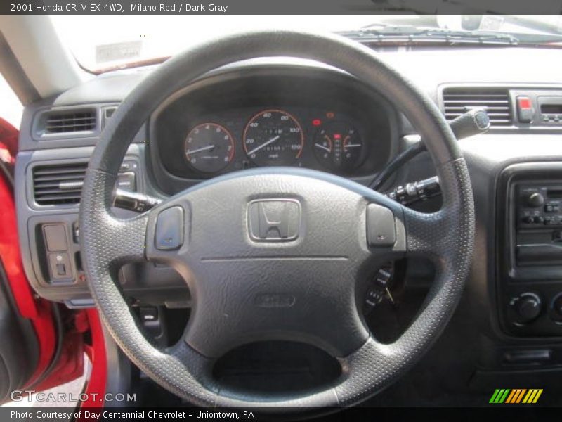 Milano Red / Dark Gray 2001 Honda CR-V EX 4WD