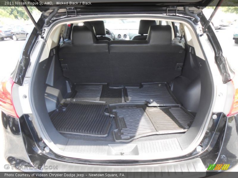 Wicked Black / Black 2011 Nissan Rogue SL AWD