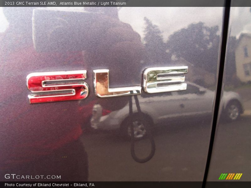 Atlantis Blue Metallic / Light Titanium 2013 GMC Terrain SLE AWD