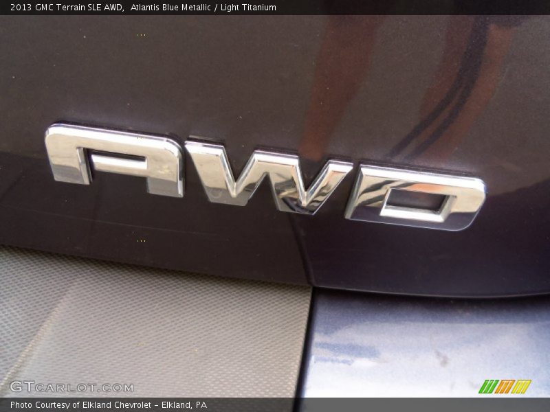 Atlantis Blue Metallic / Light Titanium 2013 GMC Terrain SLE AWD
