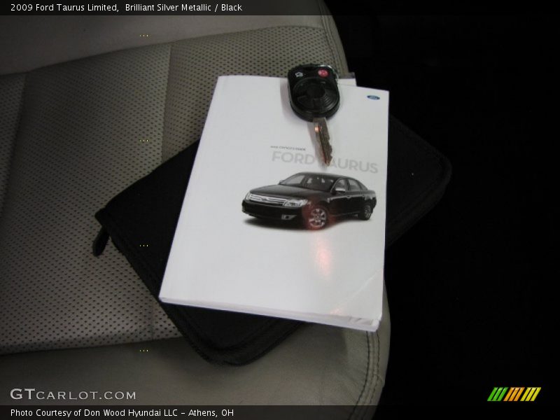 Brilliant Silver Metallic / Black 2009 Ford Taurus Limited