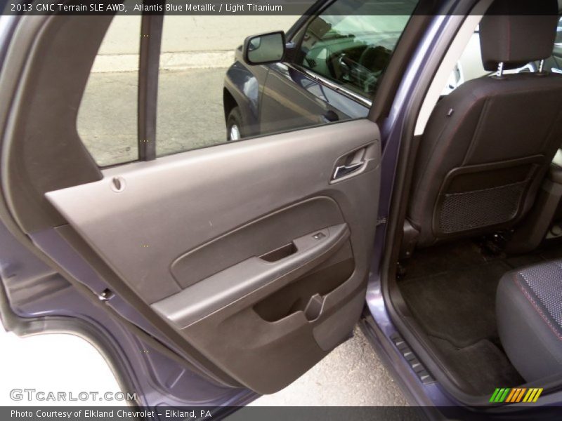 Atlantis Blue Metallic / Light Titanium 2013 GMC Terrain SLE AWD