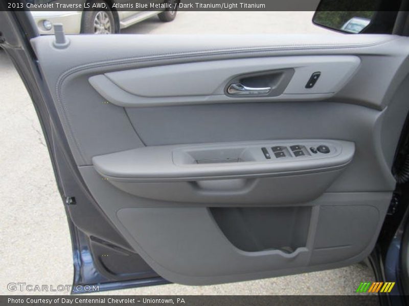 Atlantis Blue Metallic / Dark Titanium/Light Titanium 2013 Chevrolet Traverse LS AWD