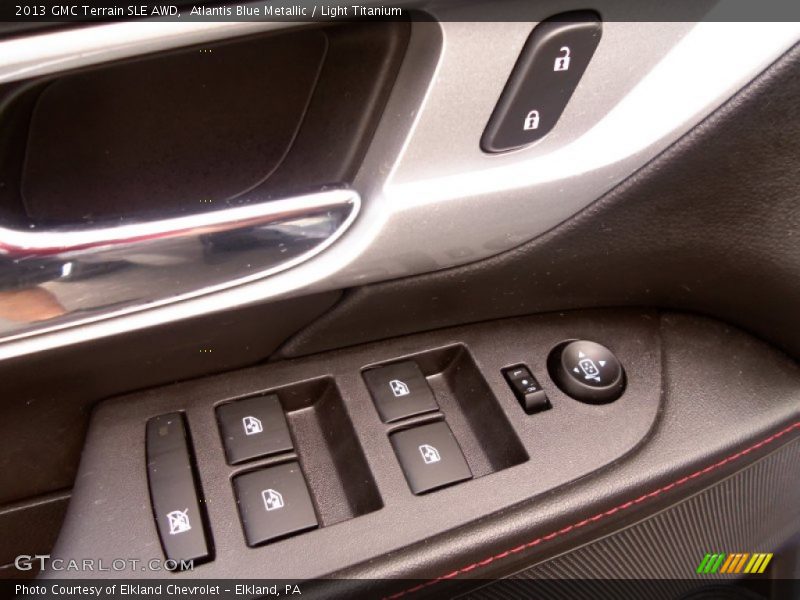 Atlantis Blue Metallic / Light Titanium 2013 GMC Terrain SLE AWD